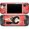 NHL Calgary Flames Frozen Steam Deck Handheld Gaming Computer Skin